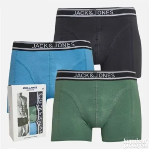 JACK & JONES Mens Chase Solid Three Pack Trunks