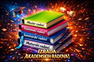 Pružam pomoć u izradi diplomskih, master i seminarskih rad.