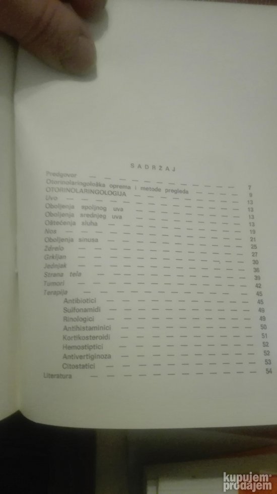 Oboljenja Uva, Nosa i Grla u svakodnevnoj lekarskoj praksi