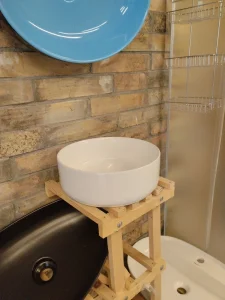 Lavabo nadgradni beli 36cm