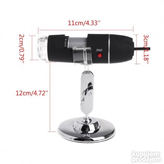 Digitalni USB mikroskop 50-1600X 2mp-usb miksroskop i disk
