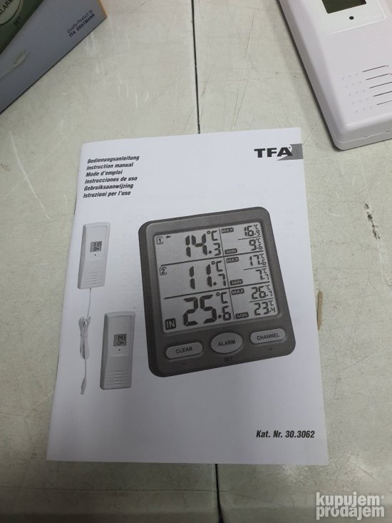 Meteo Stanica + 2 senzora - TFA trio