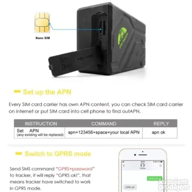 GPS Traker GPS Tracker Pracenje vozila GPS Lokator EXTREME