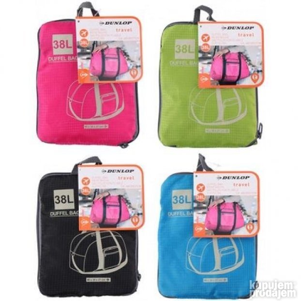 Putna Torba Dunlop 38L 48x30x27cm zelena