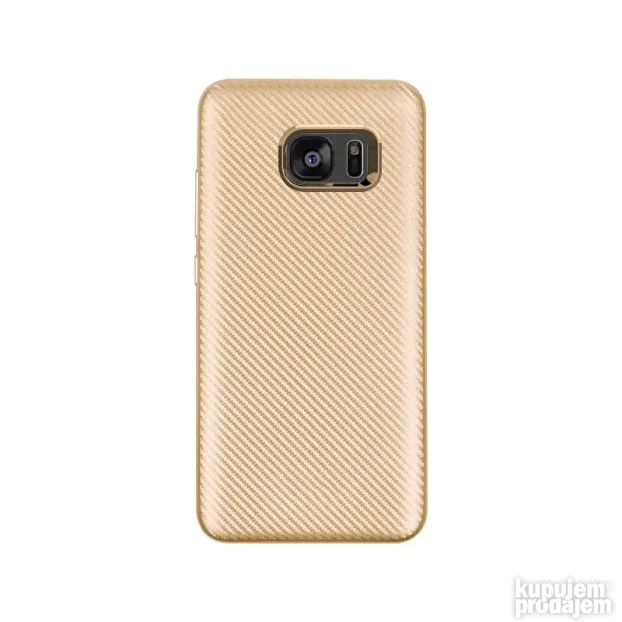 Maska Carbon fiber za Samsung S7/ G930 zlatna