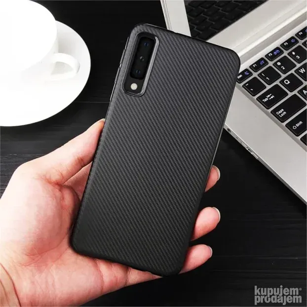 Maska Carbon fiber za Samsung S7/ G930 zlatna