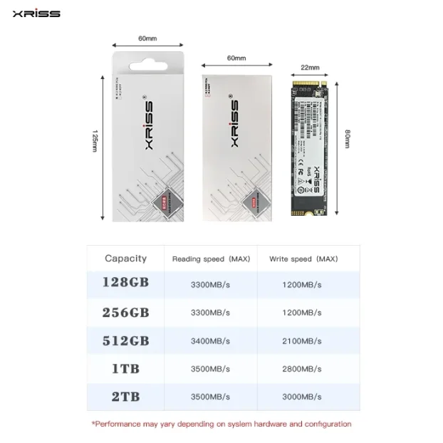 M.2 Nvme ssd 1tb 2280 PCIe 3.0x4