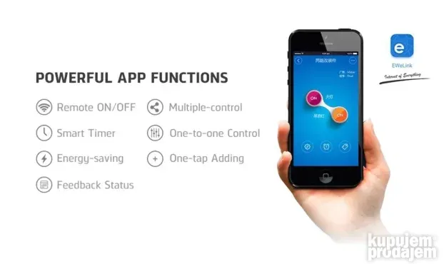 Sonoff dual wifi prekidač dupli dva releja