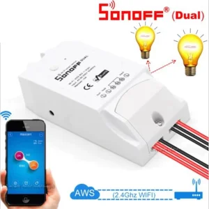 Sonoff dual wifi prekidač dupli dva releja