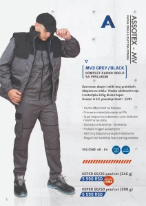 Komplet radno odelo sa prslukom MV3