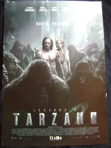 Filmski poster LEGENDA O TARZANU