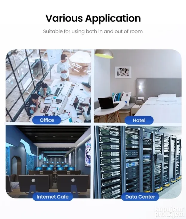 Ugreen mrežni kabl RJ45 Cat 6 NW101 10m
