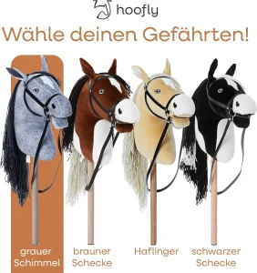 Hoofly Konjić za igru sivi