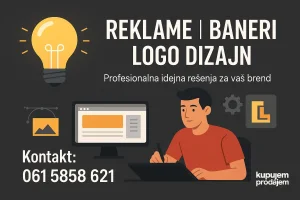 Reklame Baneri  idejno rešenje izrada Loga i Covera