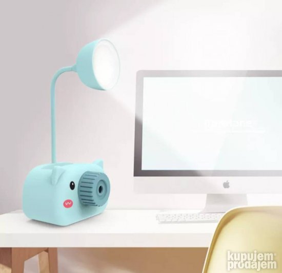 Decija lampa drzac i rezac za olovke drzac za telefon