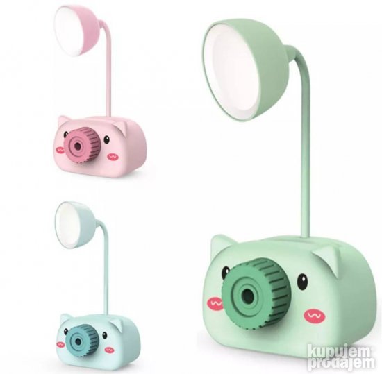 Decija lampa drzac i rezac za olovke drzac za telefon