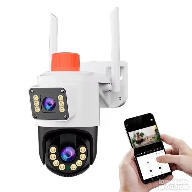 Odlična WiFi kamera za video nadzor sa 2 sočiva