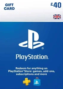PlayStation 4/5 Gift Card PSN Dopuna 40 GBP/Funti