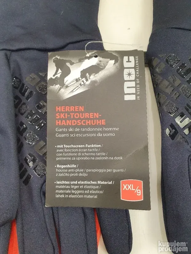 INOC ski hike bike rukavice vel. L,XL,XXL NOVO