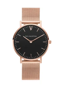 Ženski sat Paul Valentine PV36211 crni, rose gold