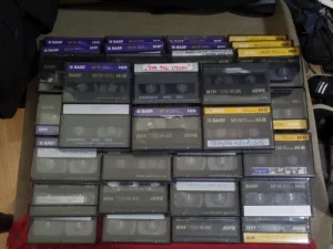 Sony-Maxell-Basf-Ampex-Quantegy HI8 video