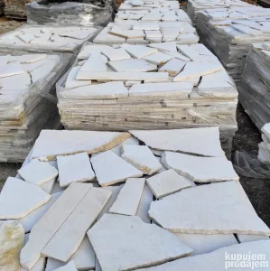Sečeni ravni kamen 2cm za zidove, staze, ograde, stubove