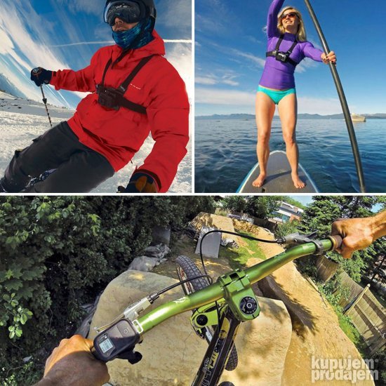 Liedao Grudni nosac za Akcione Kamere i GoPro + Dodaci 2025