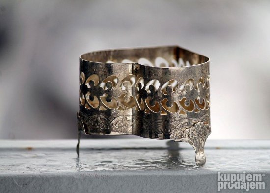 Vintage POSREBRENA posuda za nakit ili sl.