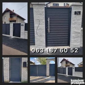 Aluminijumske panelne Kapije i Aluminijumske Ograde Kapije