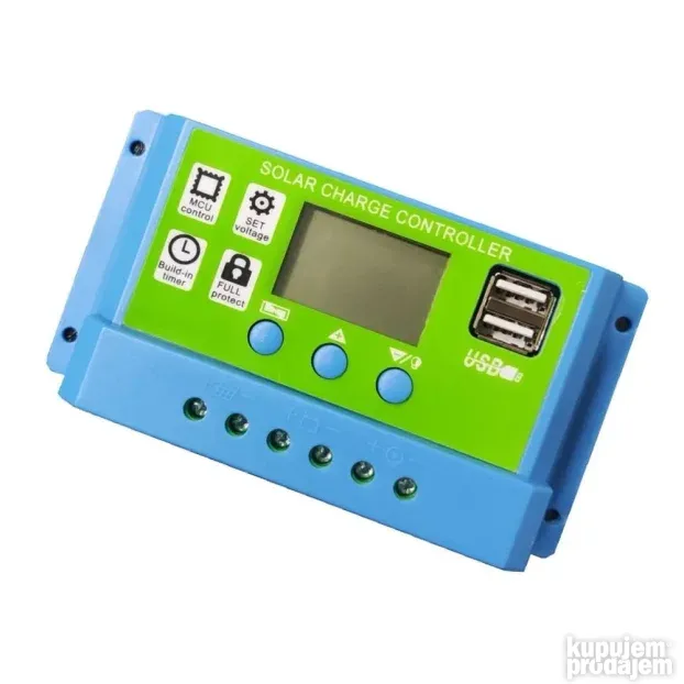 30a pwm solarni kontroler punjac regulator 12/24v auto