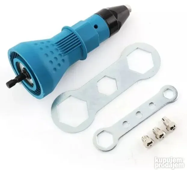Dotadak adapter za pop nitne na šrafilici brzo i lako