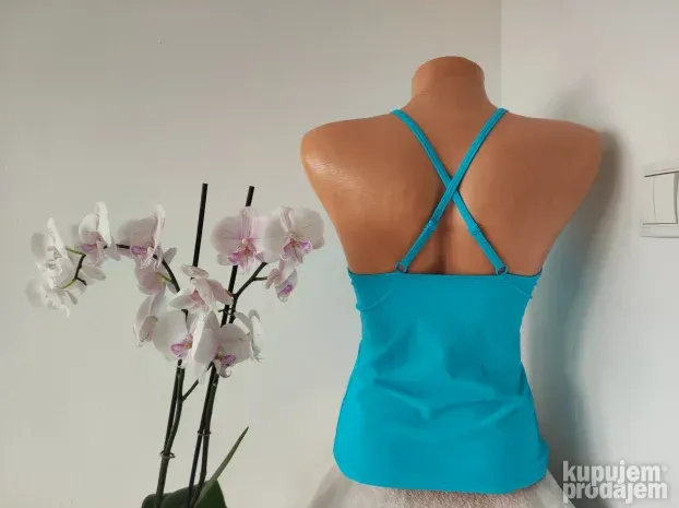ONLY plava majica za kupanje vel 36