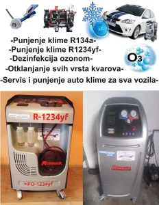 punjenje auto klime r134a  r1324yf