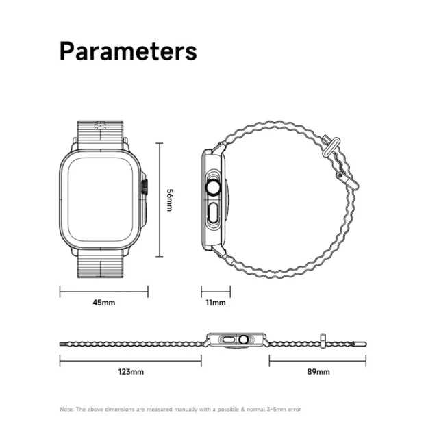 Smart watch AWEI H88 crni