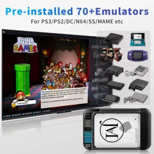 JMachen 500GB Gaming HDD Retrobat System Retro Video Gam
