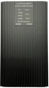 LCPOWER LC-M2-C-NVME-2X2-RAID - M.2 - USB,pošalji poruku