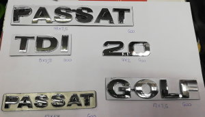 vw auto oznake passat,golf,tdi,2.0