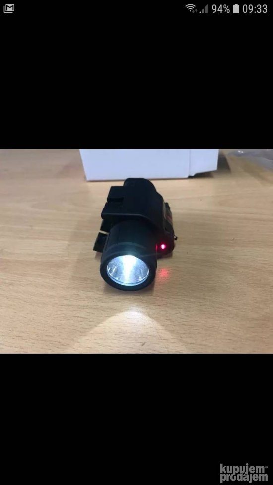 Takticka led lampa i laser za pistolj