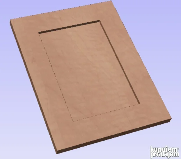 Cnc obrada, izrada sara na frontovima