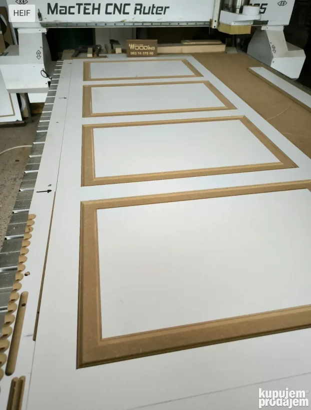 Cnc obrada, izrada sara na frontovima