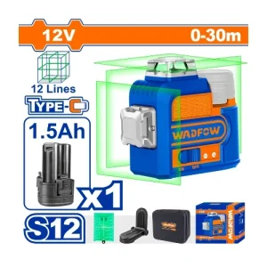 Aku 3D Nivelišući laser WADFOW WLE8M12