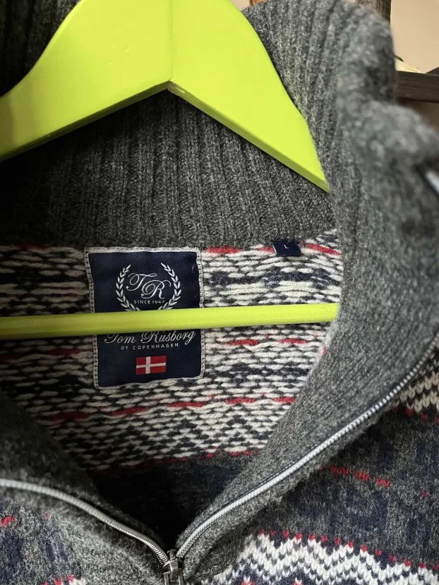 Tom Rusborg nordijski dzemper [100% Lambswool]