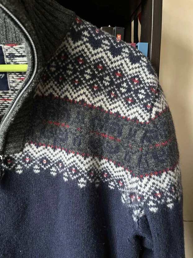 Tom Rusborg nordijski dzemper [100% Lambswool]