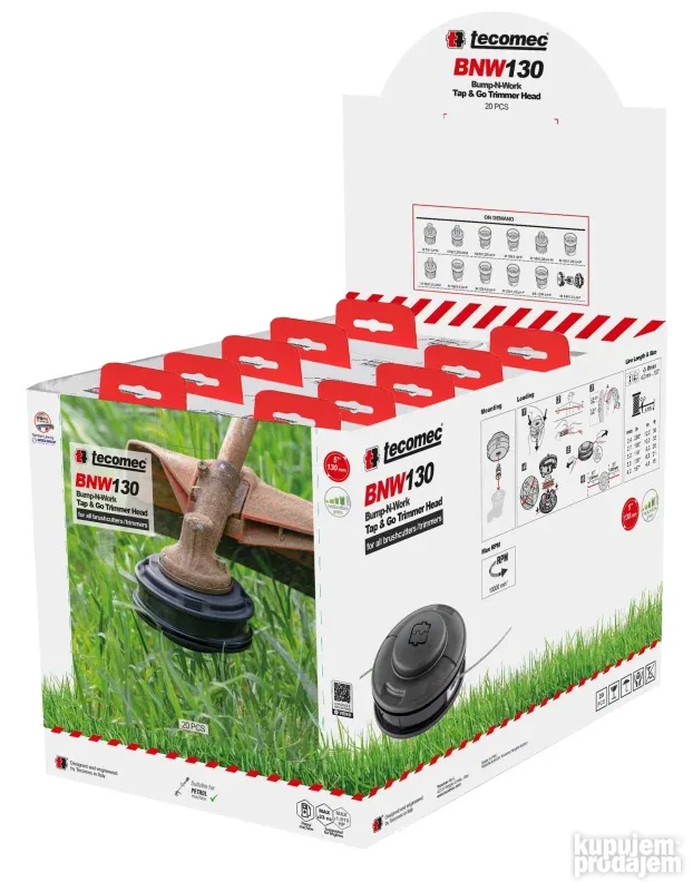 Glava za trimer Bump-N-Work BNW130 Tecomec za STIHL