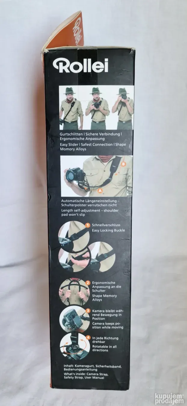 Rollei Pro fleksibilni remen kaiš za kameru 15kg