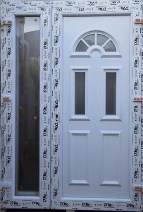 AKCIJA PVC stolarija - Ulazna dvokrilna vrata 39600din