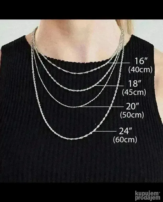 Parfemi, nakit i čempres - srce ogrlica