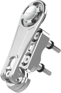ROKFORM Motorcycle Handlebar Holder, Silver, Standard Harle