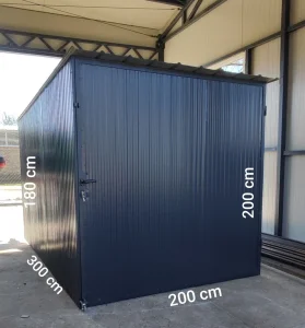 Metalna garaža ostava 3 x 2