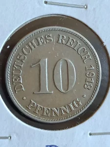 10 pf. 1913 D g. Nemačka